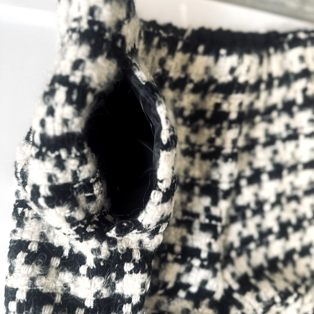 NWT ANINE BING Lyle Houndstooth Shorts Women's Size 8 - Picture 7 of 9